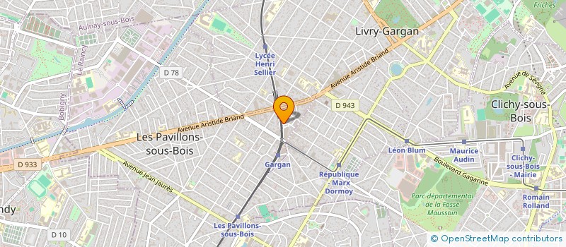 localisation de l'entreprise BURGER CHEF  LES PAVILLONS-SOUS-BOIS