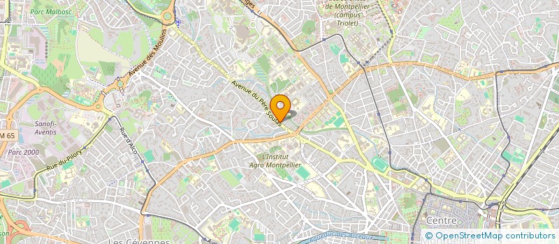 localisation de l'entreprise BURGER'CROK à MONTPELLIER