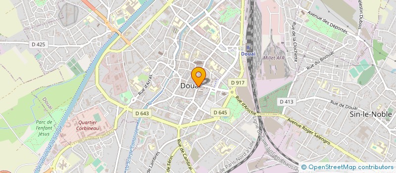 localisation de l'entreprise BURGER DOUAI  DOUAI