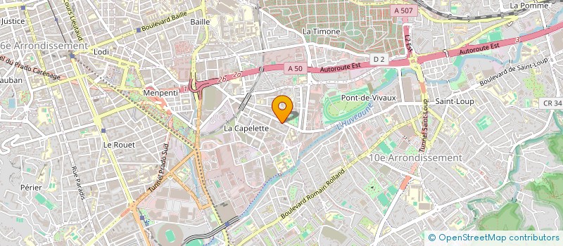 localisation de l'entreprise BURGER DRIVE 13 à MARSEILLE
