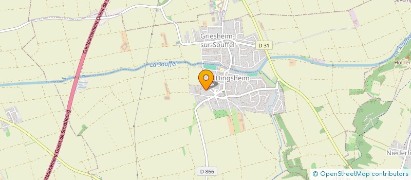 localisation de l'entreprise BURGER ENERGIE à DINGSHEIM