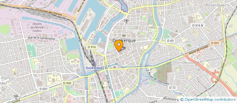 localisation de l'entreprise BURGER FERON à DUNKERQUE