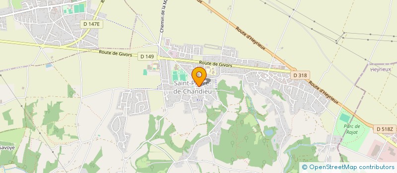 localisation de l'entreprise BURGER FRENCH  SAINT-PIERRE-DE-CHANDIEU