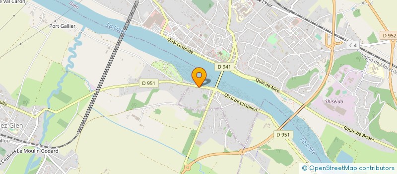 localisation de l'entreprise BURGER GOURMET  GIEN