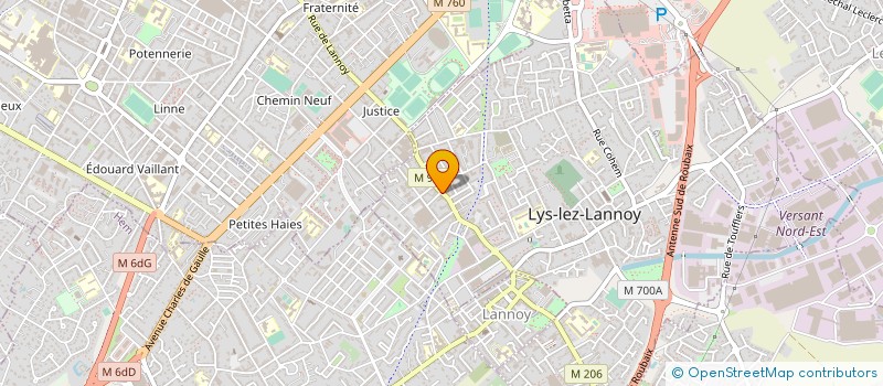 localisation de l'entreprise BURGER GUY'S à LYS-LEZ-LANNOY