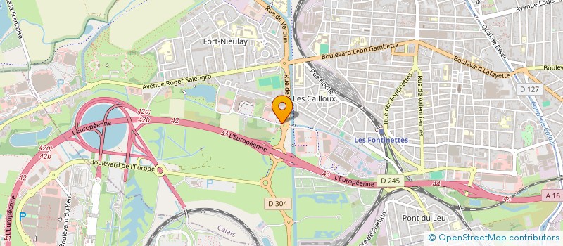 localisation de l'entreprise BURGER HAPPINESS DISTRIBUTOR CALAIS  CALAIS