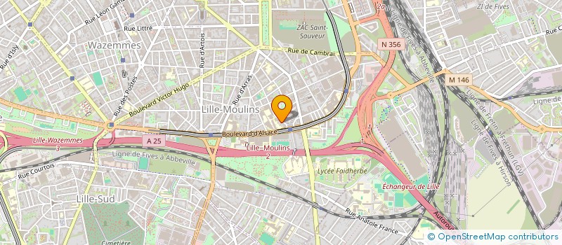 localisation de l'entreprise BURGER HUNTER  LILLE