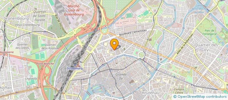 localisation de l'entreprise BURGER JANAS ET CIE à STRASBOURG
