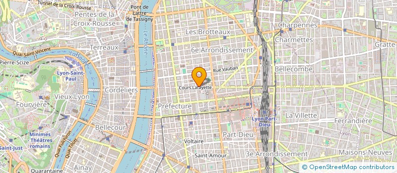 localisation de l'entreprise BURGER LAFAYETTE  LYON