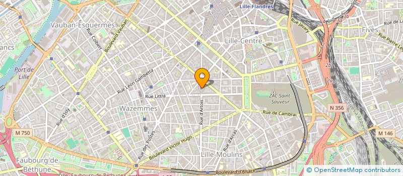 localisation de l'entreprise BURGER LILLE CENTRE à LILLE