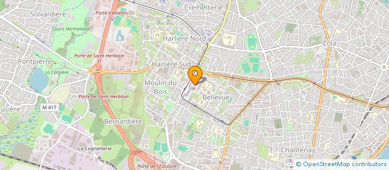 localisation de l'entreprise BURGER NIGHT 44 à NANTES