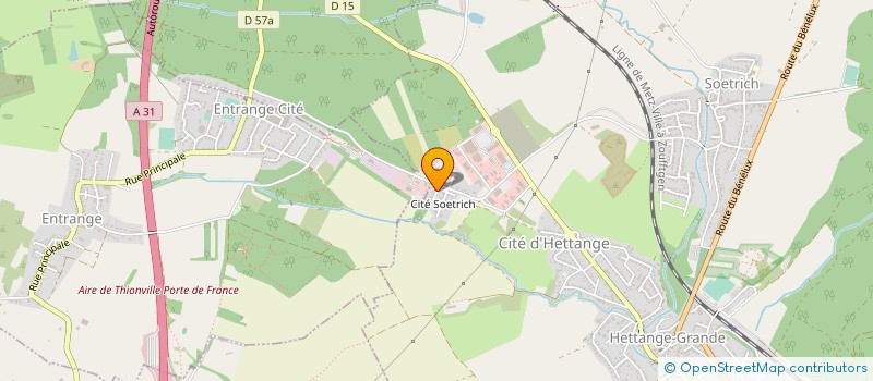 localisation de l'entreprise BURGER PEINTURE DECORATION  HETTANGE-GRANDE