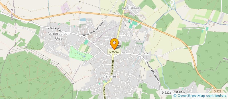 localisation de l'entreprise BURGER SAM  VIARMES