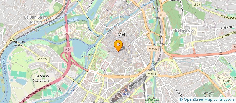 localisation de l'entreprise BURGER SARL  METZ