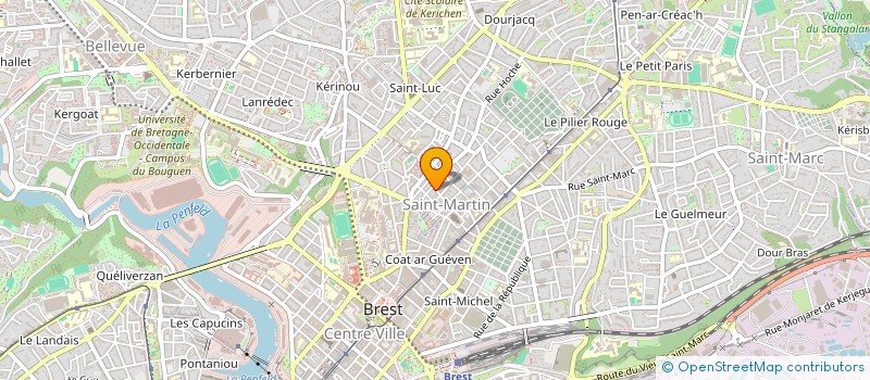 localisation de l'entreprise BURGER SENSEI à BREST