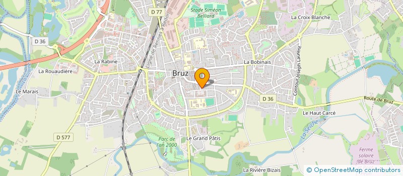 localisation de l'entreprise BURGER TIME à BRUZ