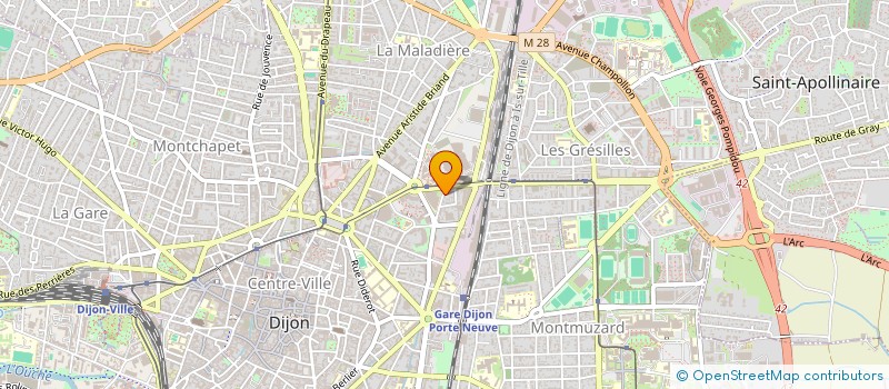 localisation de l'entreprise BURGER VICTOIRE à DIJON