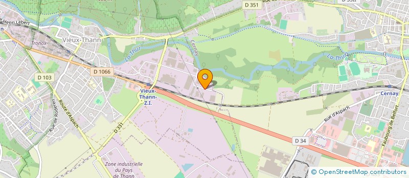 localisation de l'entreprise BURGERMEISTER VIEUX-THANN  VIEUX-THANN