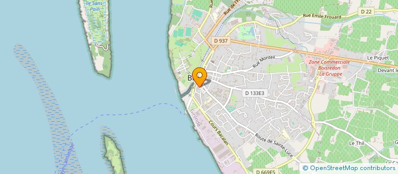 localisation de l'entreprise BURGERS DE CHEFS  BLAYE