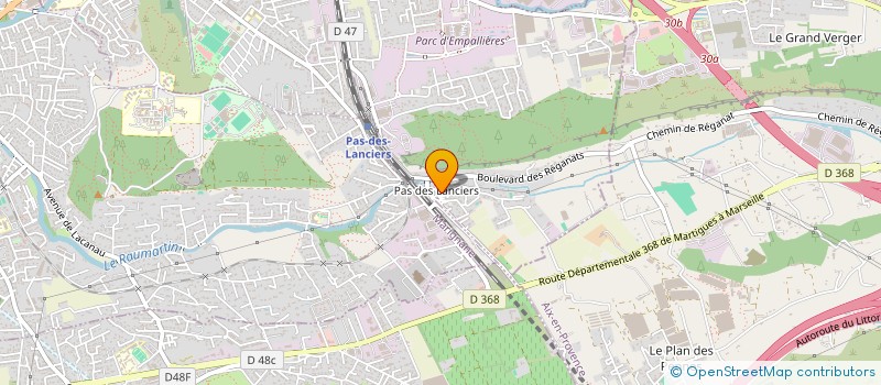 localisation de l'entreprise BURGIO ET FILS  SAINT-VICTORET