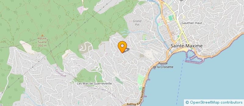 localisation de l'entreprise BURGMAX à SAINTE-MAXIME