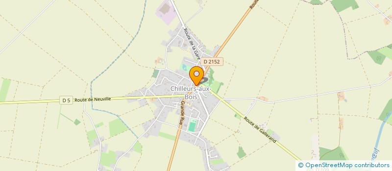 localisation de l'entreprise BURGOT à CHILLEURS-AUX-BOIS