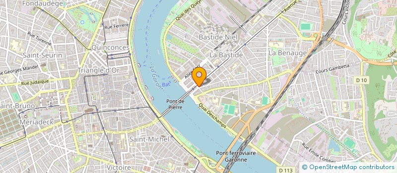 localisation de l'entreprise BURGUET BERTHELOT à BORDEAUX