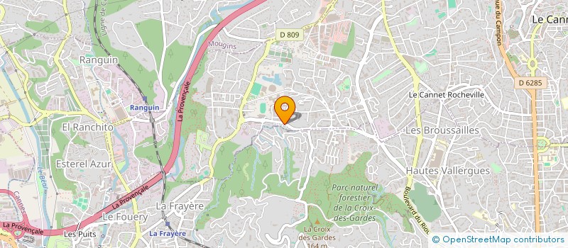 localisation de l'entreprise BURGUI'S à LE CANNET