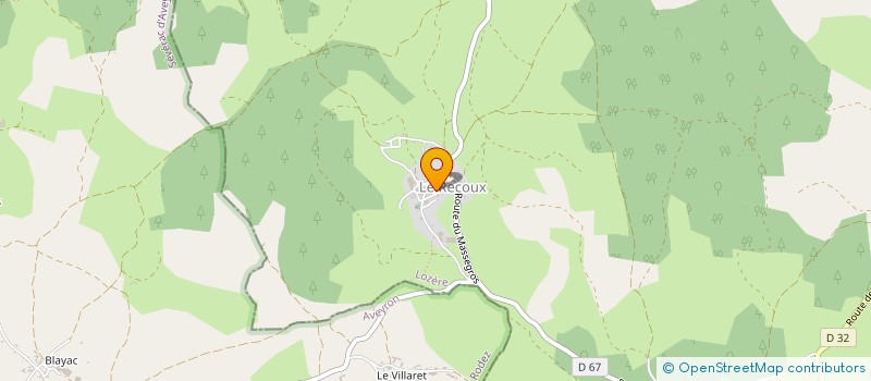 localisation de l'entreprise BURGUIERE SERVICES  MASSEGROS CAUSSES GORGES