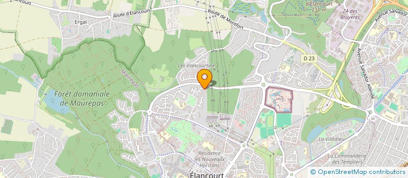 localisation de l'entreprise BURGUILLET  ELANCOURT