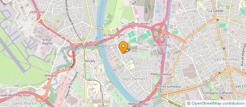 localisation de l'entreprise BURGUION&FILS  TOULOUSE