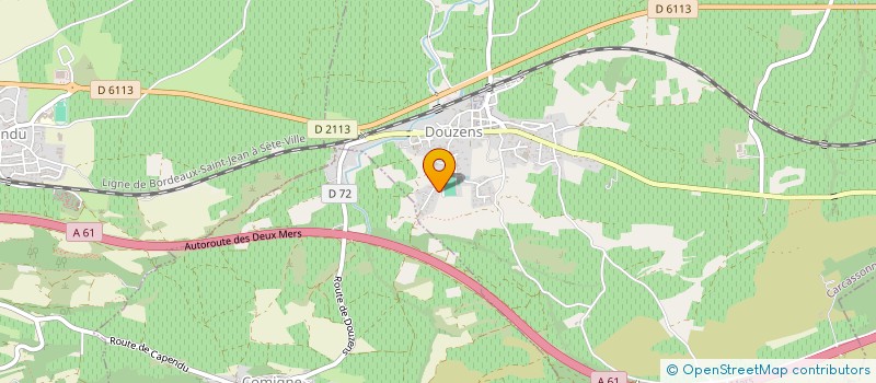 localisation de l'entreprise BURGUN AMENAGEMENT TRAVAUX INTERIEUR EXTERIEUR  DOUZENS