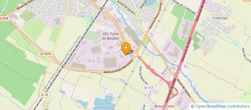 localisation de l'entreprise BURGUNDIA OENOLOGIE à BEAUNE