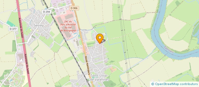 localisation de l'entreprise BURGUNDIAE MILITES  SAINT-LOUP-DE-VARENNES
