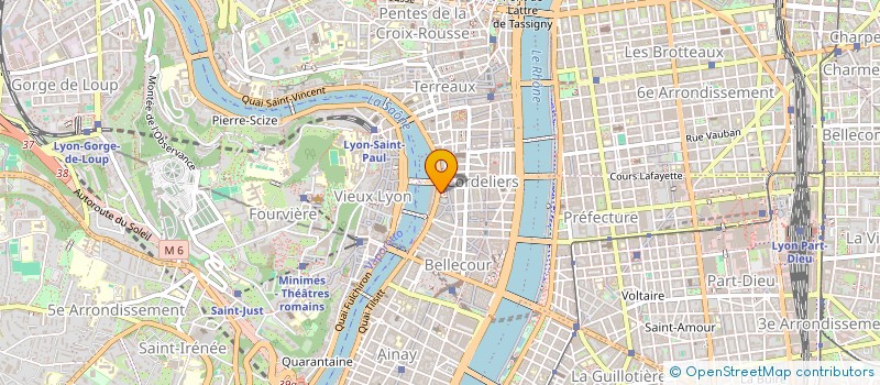 localisation de l'entreprise BURGUNDY LOUNGE à LYON
