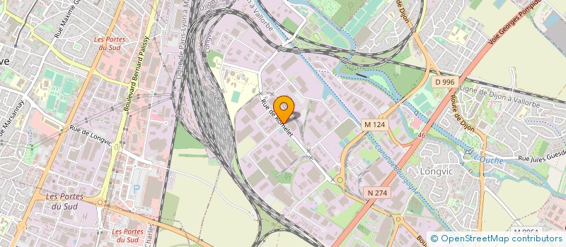 localisation de l'entreprise BURGUNDY WINE BOND  LONGVIC