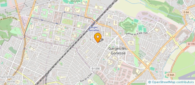 localisation de l'entreprise BURHAN CLUB GARGES  GARGES LES GONESSE