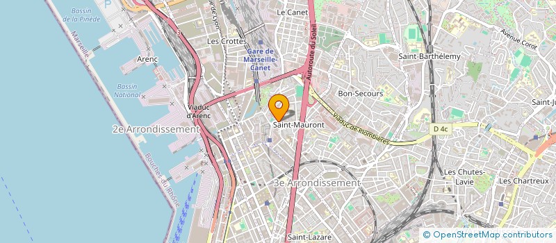 localisation de l'entreprise BURHANI STORE à MARSEILLE
