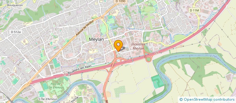 localisation de l'entreprise BURHO à MEYLAN