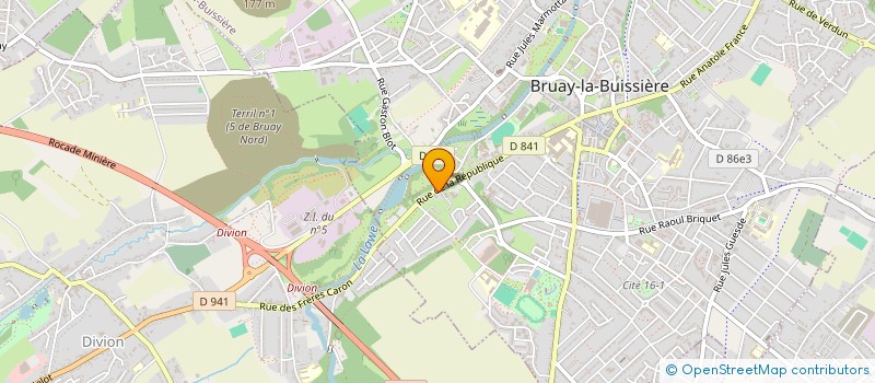 localisation de l'entreprise BURIEZ INVEST  BETHUNE