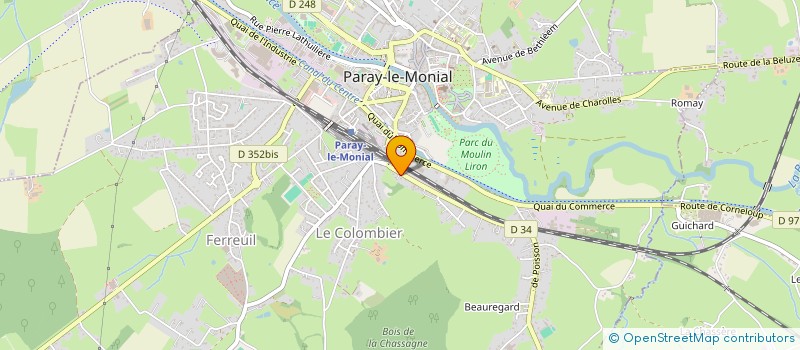 localisation de l'entreprise BURILLER JMF  PARAY-LE-MONIAL