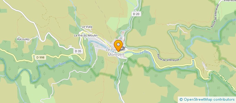 localisation de l'entreprise BURILLO  PONT DE MONTVERT SUD MONT LOZERE