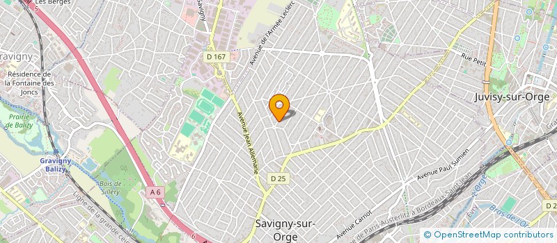 localisation de l'entreprise BURIMMO  SAVIGNY-SUR-ORGE