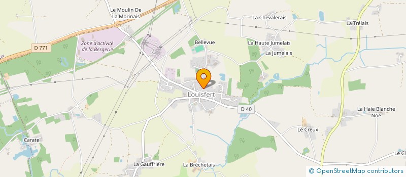 localisation de l'entreprise BURINAM  LOUISFERT