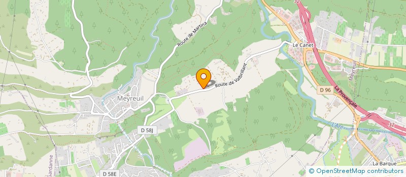 localisation de l'entreprise BURIP  MEYREUIL