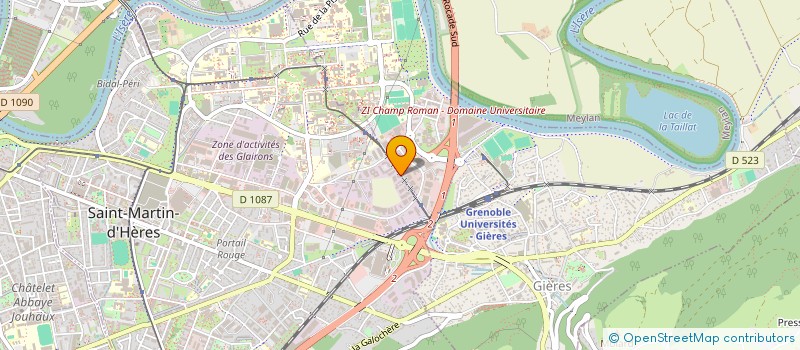 localisation de l'entreprise BURJ  SAINT-MARTIN-D'HERES