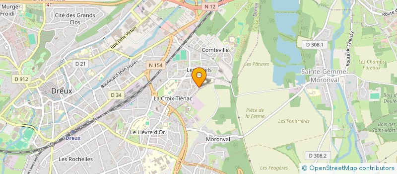localisation de l'entreprise BURJ à DREUX