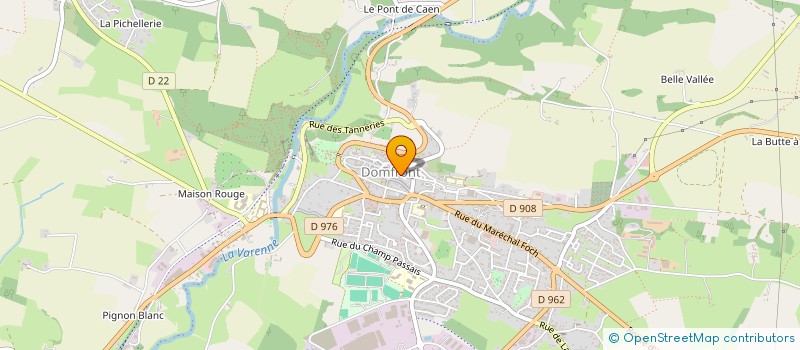 localisation de l'entreprise BURKE à DOMFRONT-EN-POIRAIE