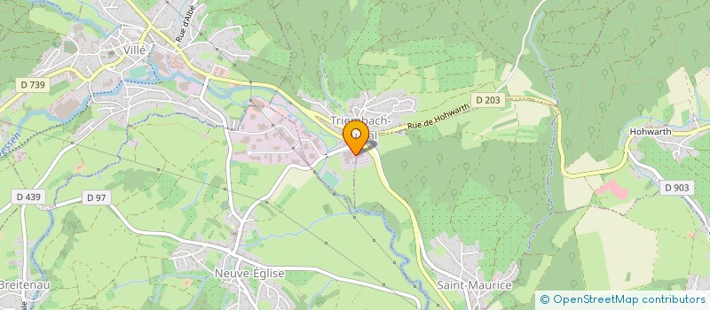 localisation de l'entreprise BURKERT FRANCE SAS à TRIEMBACH-AU-VAL