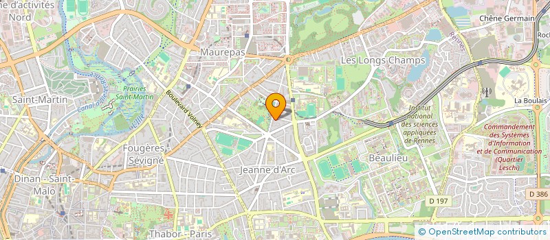 localisation de l'entreprise BURKINABE DE RENNES à RENNES